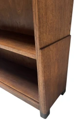 Art Deco Amsterdamse School Open Bookcase by Willem Penaat for Metz & Co., 1920s